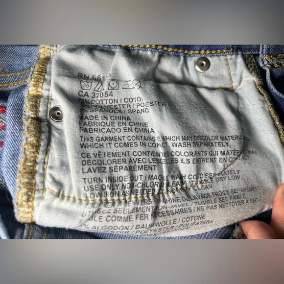 Urban Outfitters BDG Mid Rise Straight Denim Jeans,Medium Wash, Size 25W, 26L - Picture 9 of 9